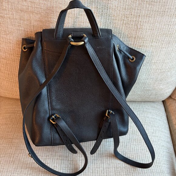 Coach Black Leather Backpack - Picture 3 of 7